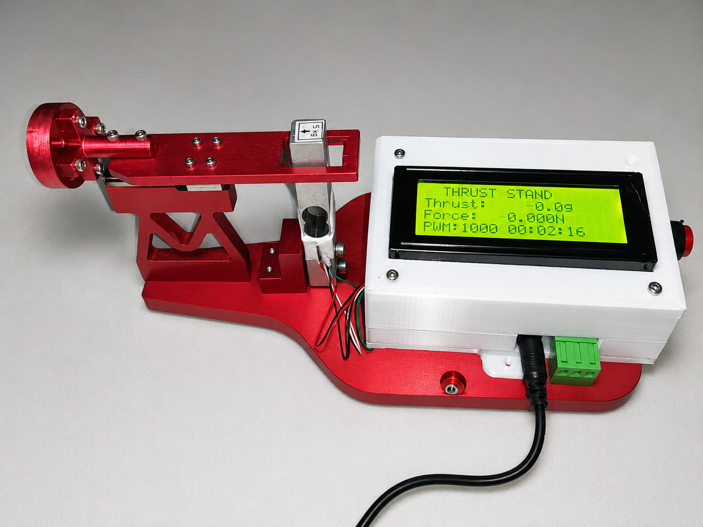 16drones 5kg motor thrust measurement stand 16drones 5kg motor thrust measurement stand
